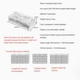 thumbnail image 3 of Transparent Solid Glass Bricks, Rectangular Solid Glass Brick Decorative Partition Wall for DIY Lighting fixtures,Tables, 3 of 6