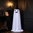 thumbnail image 3 of WYBXZ Freestanding Halloween Ghost Porch Decor 3ft Pink Yard Ornament for Outdoor Lawn Spooky Holiday Prop Fall Lawn Accents, 3 of 7