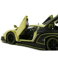thumbnail image 3 of Lamborghini Veneno Lime Green Metallic and Matt Black "Pink Slips" Series 1/24 Diecast Model Car by Jada, 3 of 5
