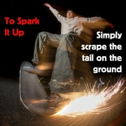 The Original Tail Devil - Make Your Skateboard Spark - Tail Devil Spark Plate - Black