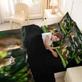 thumbnail image 4 of Erosebridal 3D Capybara Print Twin Bedding Sets, Kids Boys Girls Bedding Comforter Set, Black Reversible, 7pcs, 4 of 7