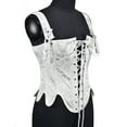 thumbnail image 5 of TAIAOJING Band Fishbone Jacquard Petal Corset Shapewear Waist Bodice, 5 of 7