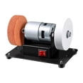 thumbnail image 1 of S SERENABLE Mini Bench Grinder Bench Grinding Tool for Home Use Sharpening Metal Working, 1 of 9