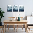 thumbnail image 5 of Wall Decorations For Living Room 3 Piece Framed Canvas Wall Art For Bedroom Office Wall Decor Misty Forests Trees Wall Painting Landscape Pictures Artwork For Room Modern Wall Posters Home Decor, 5 of 6