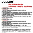 thumbnail image 6 of EFFORTWAY 1500 Watts 110V to 220V Voltage Converter Transformer Step Up/Down Transformer 220V to 110V Voltage Converter, 6 of 16