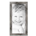 thumbnail image 2 of ArtToFrames 10" x 21" Winter White Barnwood 1.5 Inch Picture Frame, 10x21 inch Brown MDF Poster Frame (WOM-4661), 4 Pack, 2 of 7