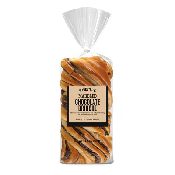 Marketside Marbled Chocolate Brioche Bread, Shelf-Stable, Regular, 14.1 oz