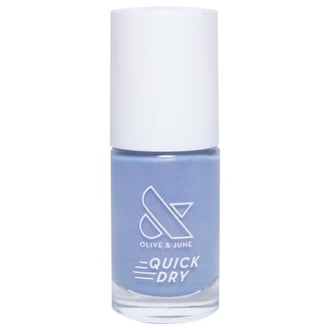 Olive & June Quick Drying Nail Polish, Charming, Periwinkle Shimmer, 0.3 fl oz