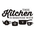 thumbnail image 4 of Matsuzay PVC Wall Sticker Decoration Art Decals Decorative Letters Poster Kitchen English Stickers Accessory for Restaurant Glass Type3 NO3, 4 of 6
