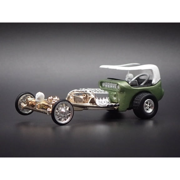 Open Box CARL CASPERS UNDERTAKER HOT ROD DRAGSTER 1:64 SCALE DIORAMA DIECAST MODEL CAR