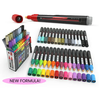 ARTISTRO Acrylic Paint Pens, Extra Fine Tip, 15 Colored Paint Markers