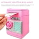 thumbnail image 4 of Piggy Bank Automatic Mini Security Coin Cash Savings Box Red, 4 of 5