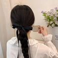 thumbnail image 4 of 2 pares de pinzas para el pelo con lazo para mujer, cintas para el pelo con lazo largo, pasador, lazo a presión, accesorios para el cabello, regalo para niñas adolescentes, 4 of 6
