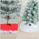 thumbnail image 4 of WORGEOUS 2 uds Mini falda de árbol de Navidad falda de árbol de fiesta decoraciones de falda de árbol de Navidad de mesa, 4 of 8