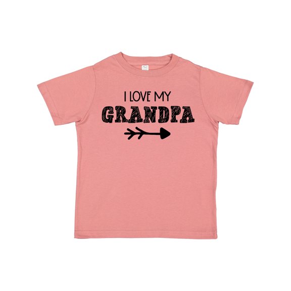Inktastic I Love My Grandpa with Arrow Boys or Girls Toddler T-Shirt