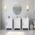 thumbnail image 4 of Vanity Art 20” Single Sink Bathroom Vanity Cabinet with Ceramic Countertop, 4 of 9