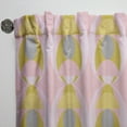 thumbnail image 3 of Designart 'Pastel Circular Retro Pattern IV' Mid-Century Modern Curtain Panel, 3 of 5