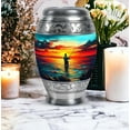 thumbnail image 4 of SABURIAL Fishing Urn - Memorial Funeral Urn - Tiny Urns For Human Ashes Adult Man - Decorative Burial Urns - Combo Of 10 Inch & 3 Inch, 4 of 7