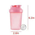 thumbnail image 6 of CCOCC Protein Shaker Bottle,500ml Pink Shaker Cup,Shaker Bottle with Stainless Steel Mixing Ball, 6 of 8