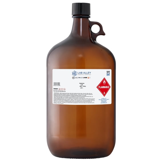 Lab Alley Heptane Chemical Solvent, Lab Grade, 1 Gallon