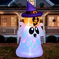 thumbnail image 1 of Fantasma hinchable Joiedomi de 1,5 m con luces LED para decoración de Halloween, 1 of 8