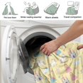 thumbnail image 4 of Princess and Unicorn Yellow Pattern Soft Sherpa Fleece Throw Blanket, Warm Cozy Plush Blanket for Sofa Bed Couch, All Season, 40"x50", 4 of 5