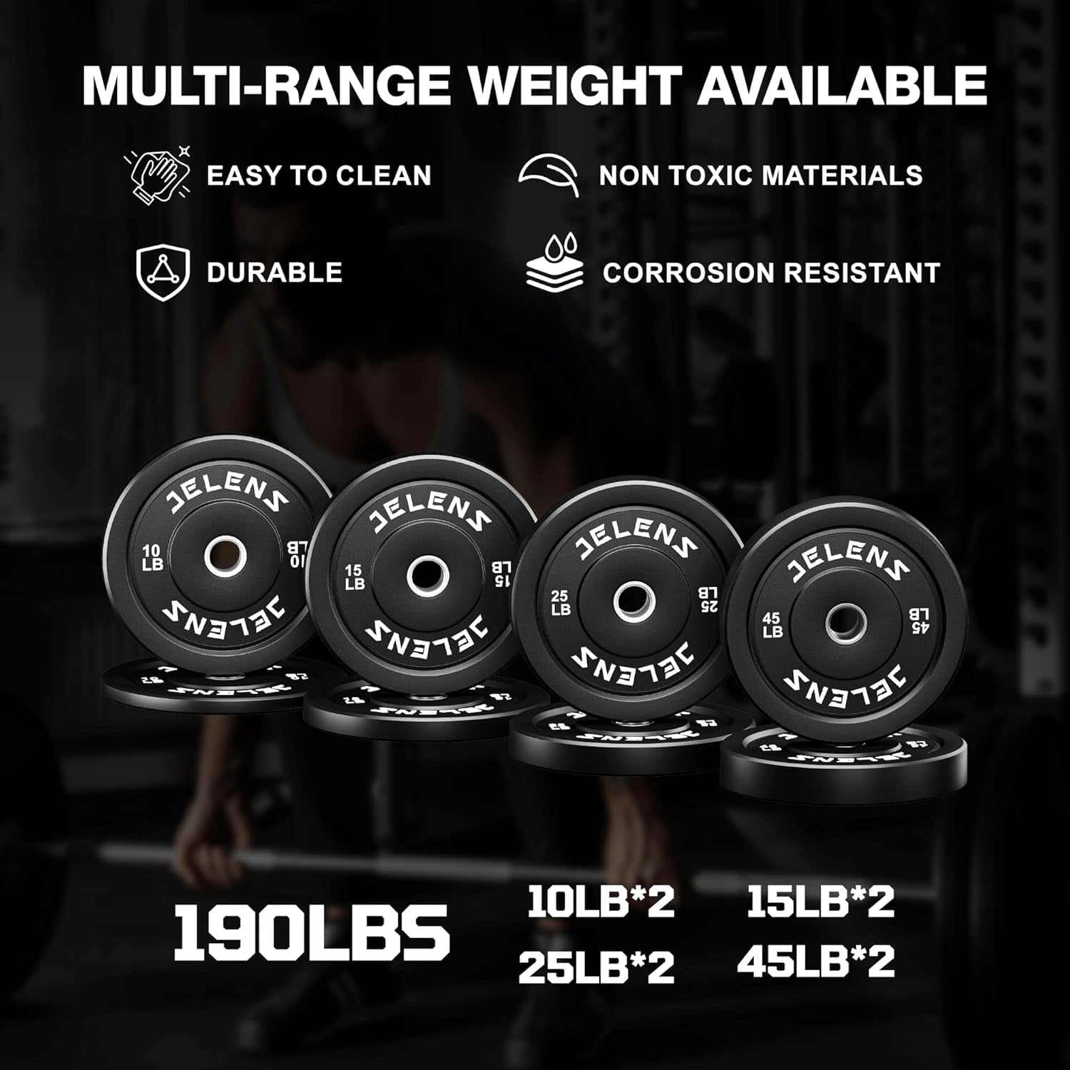 Forgemus Smith Machine, Multi-Function Power Cage with Dual Pulley Cable Crossover System, 2000LBS All-in-One Squat Rack with Smith Bar and Attachments, Workout Machine for Home Gym