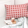 thumbnail image 4 of Balery Checkered Christmas With Snowflakes Funda de Cojín Estampada, Regalos para Mujeres, Regalos de Amor para Ella, Regalos para Novia o Esposa, Funda de Almohada-14"x20", 4 of 6