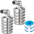 thumbnail image 1 of Válvula de flotador de acero inoxidable 304, control automático de agua, para fregadero de cocina y baño, construcción metálica, puerto de 3 pulgadas, para plomería doméstica.,Wsvlmg, 1 of 9