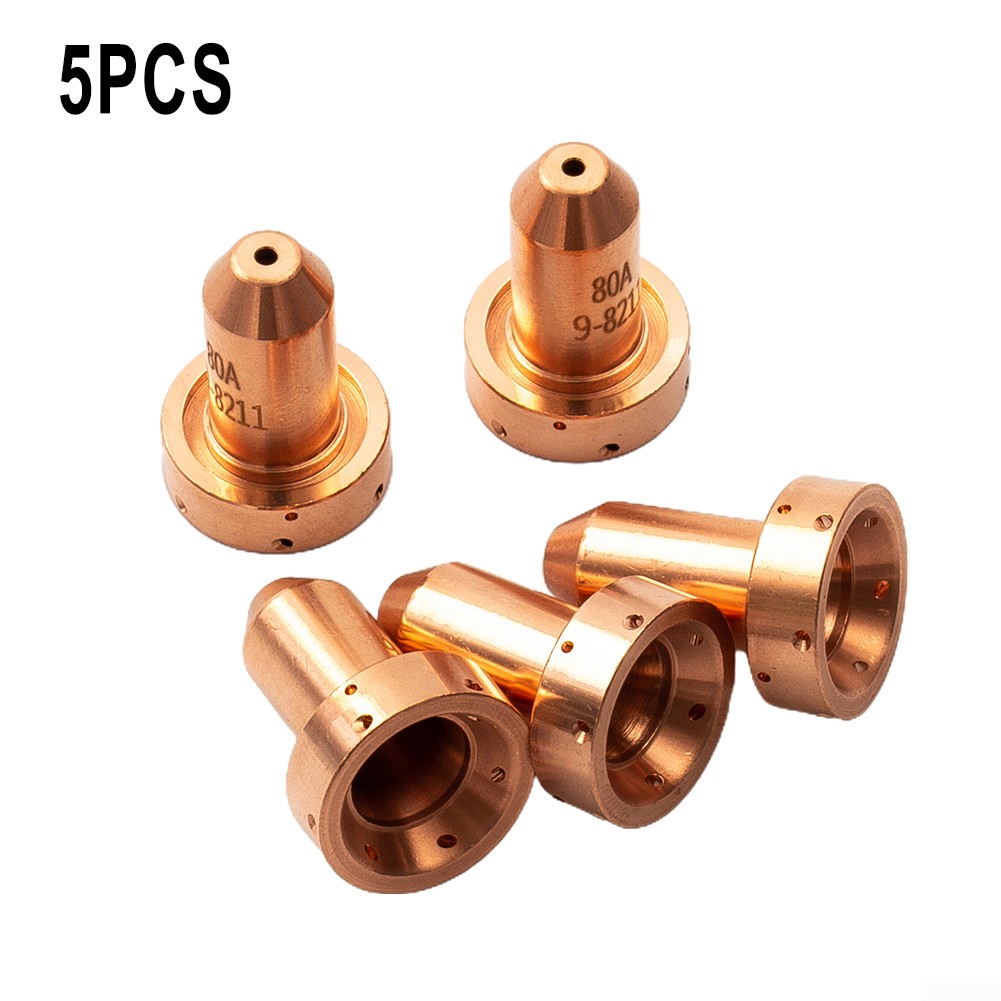 5pk SL60/100 Plasma Cutting Nozzle Tips – 9-8211 Replacement For Thermal Dynamics Torches