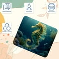 thumbnail image 3 of Sea Horse Printed Square Desk Mat Gaming Mouse Pad with Non-Slip Rubber Bottom - 8.3x9.8 Inch Office and Gaming Mouse Pad, 3 of 6