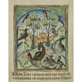 thumbnail image 2 of Unknown 12th Century English Illuminator 12x14 White Modern Wood Framed Museum Art Print Titled - The Fifth Sign before the Day of Judgement, 2 of 4