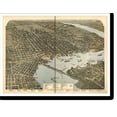 thumbnail image 2 of Historic Framed Print, FL Jacksonville 1893 MAP, 17-7/8" x 21-7/8", 2 of 9