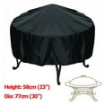 thumbnail image 2 of serony Housse de Gril BBQ de Jardin Extérieur, Abri de Porche Patio contre le Feu Imperméable, Antipoussière, Résistante aux UV Housse de Gril Circulaire, 2 of 9