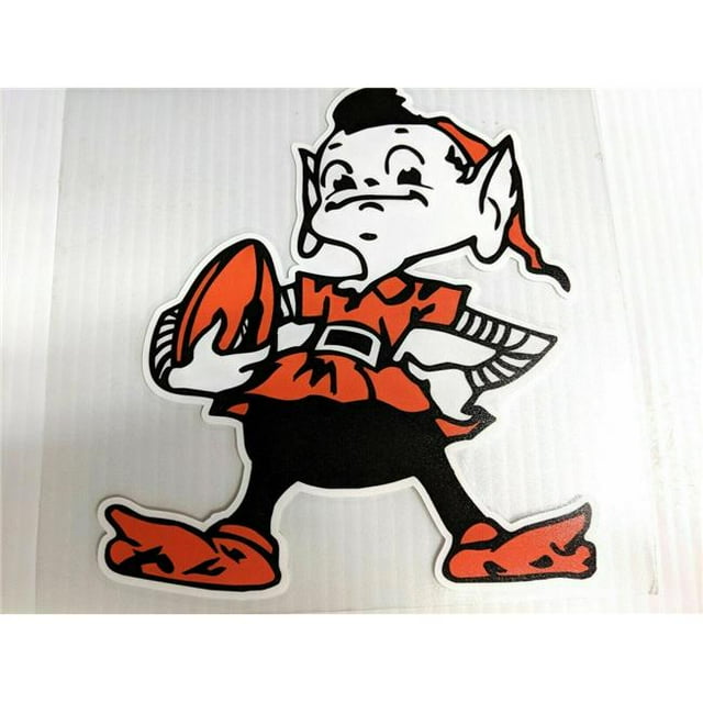 Wincraft 3208534679 Cleveland Browns Classic Logo Retro Perfect Cut Decal - 8 x 8 in.