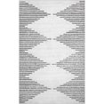 thumbnail image 3 of nuLOOM Romina Machine Washable Diamond Stripes Area Rug, 4' x 6', Ivory, 3 of 4