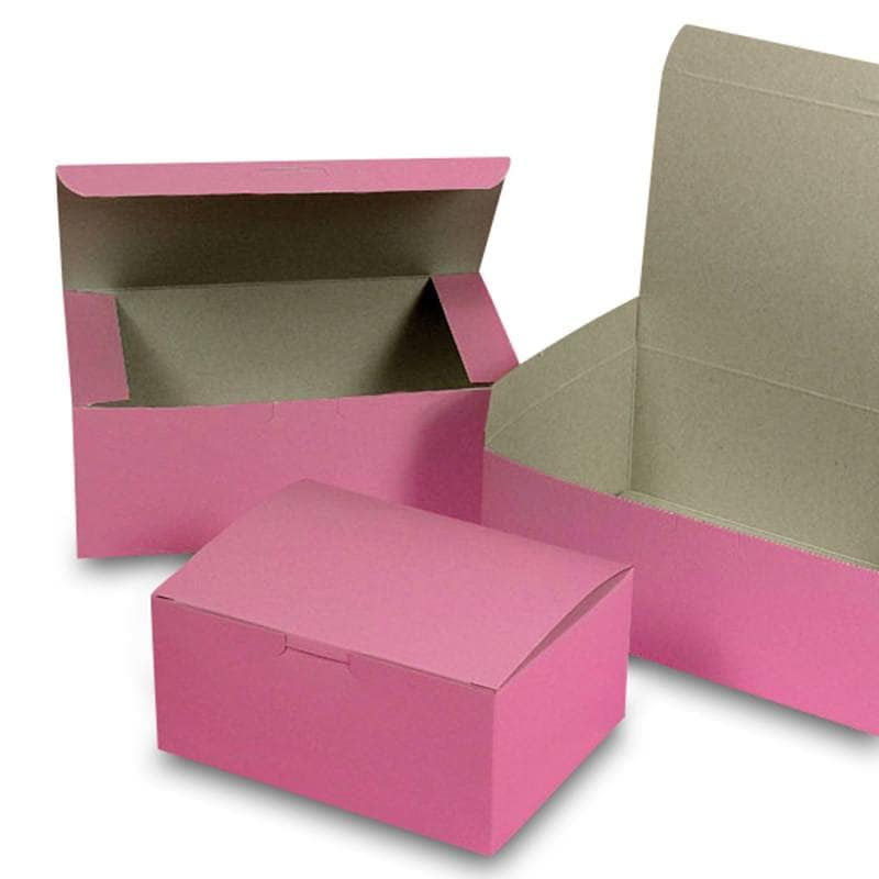 Wholesale Pink Bakery Boxes Quantity 250 Width 5" by Paper Mart