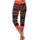 thumbnail image 1 of Mujeres Pantalones de yoga interior deportes al aire libre Pantalones recortados Ejercicio de correr cordón ajustable cintura leggings gimnasio ropa roja kenally OD003018-07, 1 of 7