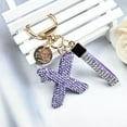thumbnail image 4 of Inadays Initial Letter Keychain Gift for Women Girls Bling Sparkly Cute Backpack Car Key Accessories Lanyard, 4 of 6