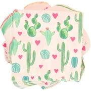 100Pcs Cactus Fiesta Theme Party Paper Napkins 6.5" for Birthday Decorations