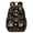 Sunflower And Text, variant on Sunflower and Figure Orange Pattern 17" School Backpacks for Teens,Waterproof Oxford Fabric,S-Shape Padded Straps for School,Travel,Hiking,Camping