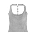 thumbnail image 4 of Women's Tanks & Slim Fit Layering Top with Built-In Support Ideal for Daily Casual and Wear, 4 of 4