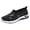 Black, variant on ibiyuan Orthopedic Dress Sneakers Women Knit Upper Embroidery Wide Walking Shoes for Women Adjustable Upper Closed Toe on Womens Shoes Sneakers Comfortable Hands Free Mary Jane Flats Sock Shoe