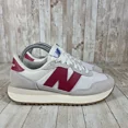 thumbnail image 1 of New Balance 237 Sneakers Retro Running Casual Shoes MS237RG White Red 7.5, 1 of 6