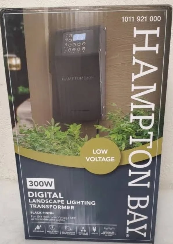 Low-Voltage 300-Watt Metal Landscape Lighting Transformer