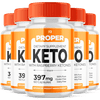 Proper Keto Capsules Advanced Formula Ketosis Support Supplement Raspberry Ketones, 5 Bottle Bundle
