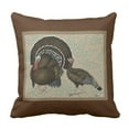 thumbnail image 1 of RYLABLUE Gobbler Turkeys Standard Bronze Tom Pillowcase Cover 16x16 inch, 1 of 1