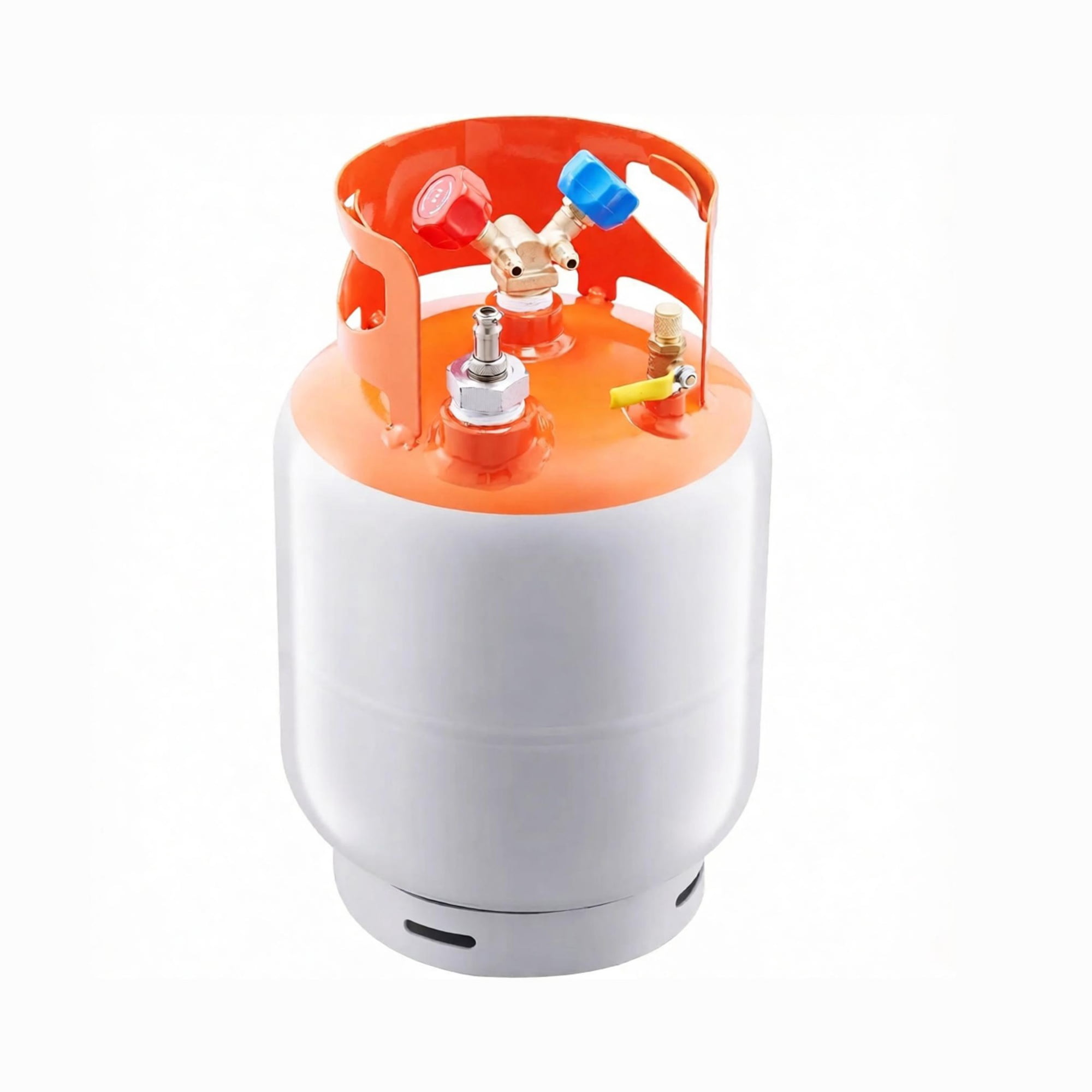 30 lb. Refrigerant Recovery Tank with Float Switch & ¼ to ½ Adaptor (Only Refrigerant Recovery Tank)
