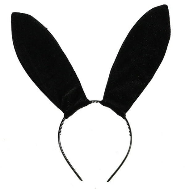 Techinal Velvet Bunny Ears Headband Sexy Rabbit Ears Hair Hoop ...