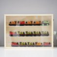 thumbnail image 4 of Rongfmy Action Figures Display Shelf Model Car Display Box Showcase Wood Holder Toy Doll 3 Tier, 4 of 8